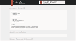 Desktop Screenshot of cloudx18.ayuda-bloggers.info